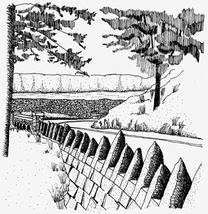 Retaining wall drawing