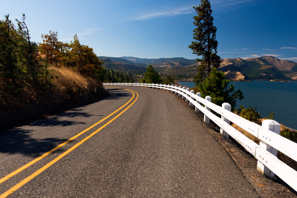 The historic highway near Mosier