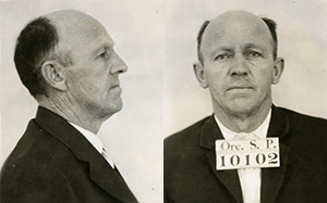 Mug shot of Fador Kables with prisoner number 10102