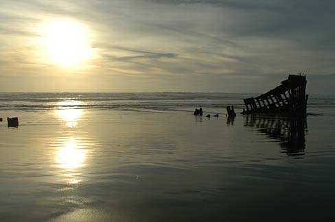 Ocean sunset in Clatsop County