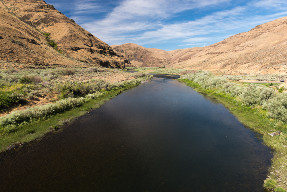 dark waters of John Day River