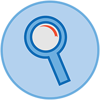 Magnifying glass icon